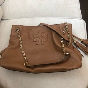 Tory Burch tan handbag
